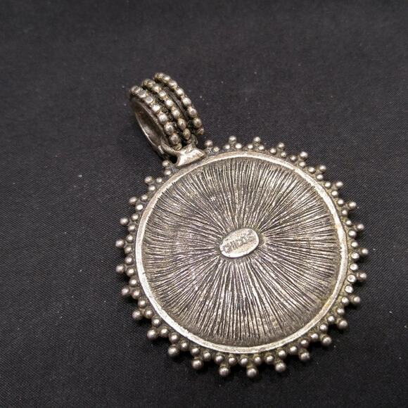 Chico's Silver Gold Tone Pendant, Large Bail, No Chain - Picture 7 of 7